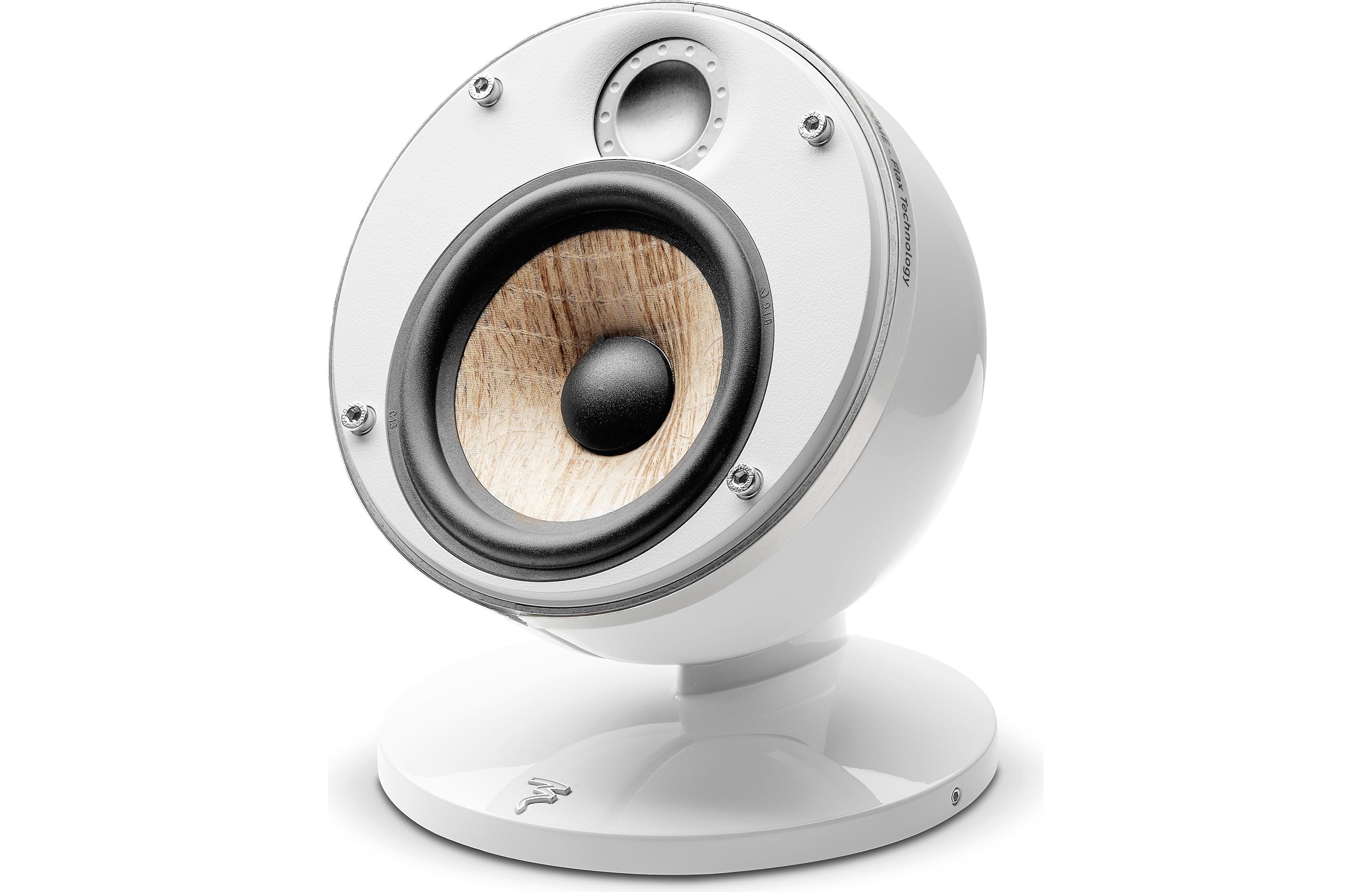 Focal Dome Flax Ultra Compact Satellite Speaker - Open Box (Each) - Perfect for Home Theater & Surround Sound Systems