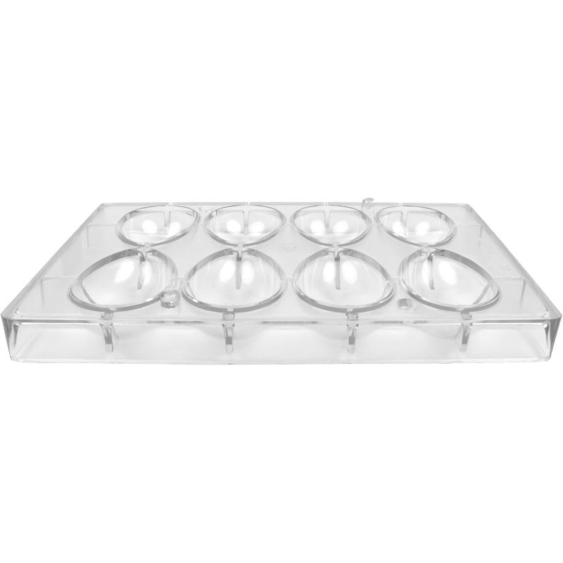 8-Cavity Egg Shaped Silicone Mold for Baking, Candy, Chocolate, Soap - Reusable Non-Stick Food Grade BPA Free - Perfect for Easter, Birthday Parties & DIY Crafts
