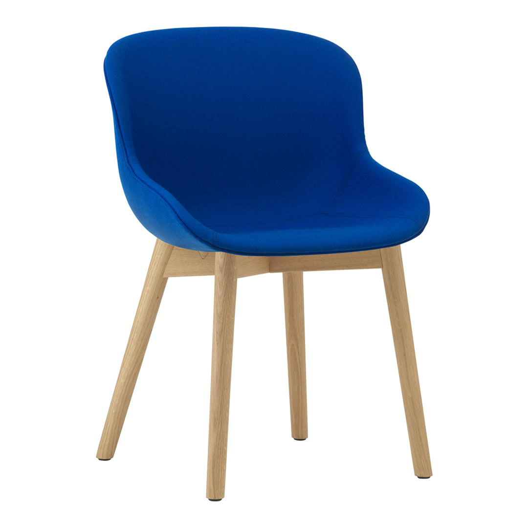 Stylish Hyg Side Chair with Wood Base & Full Upholstery - Perfect for Dining Room, Kitchen, or Home Office Seating