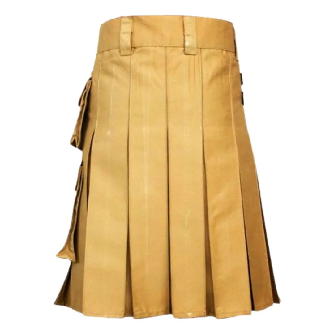Firefighter Cargo Utility Kilt - Tactical Men's Skirt with Multiple Pockets for Outdoor Work & Adventure | Perfect for Firefighters, Hiking, Camping & Ren Faires