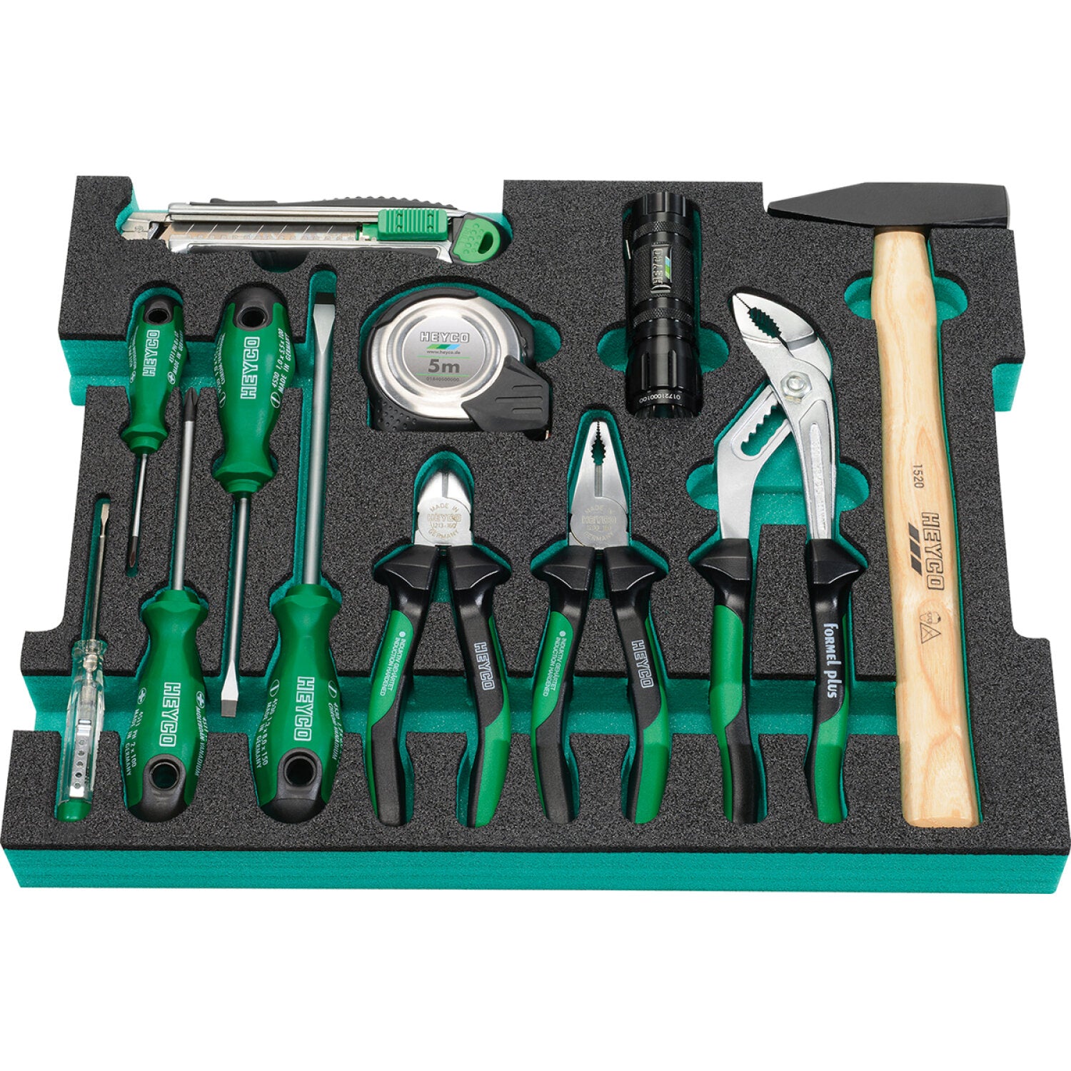 Heyco 00200678082 Professional 77-Piece Metric 6-Point Tool Set in L Boxx Case - Perfect for Automotive Repair, DIY Projects & Home Maintenance