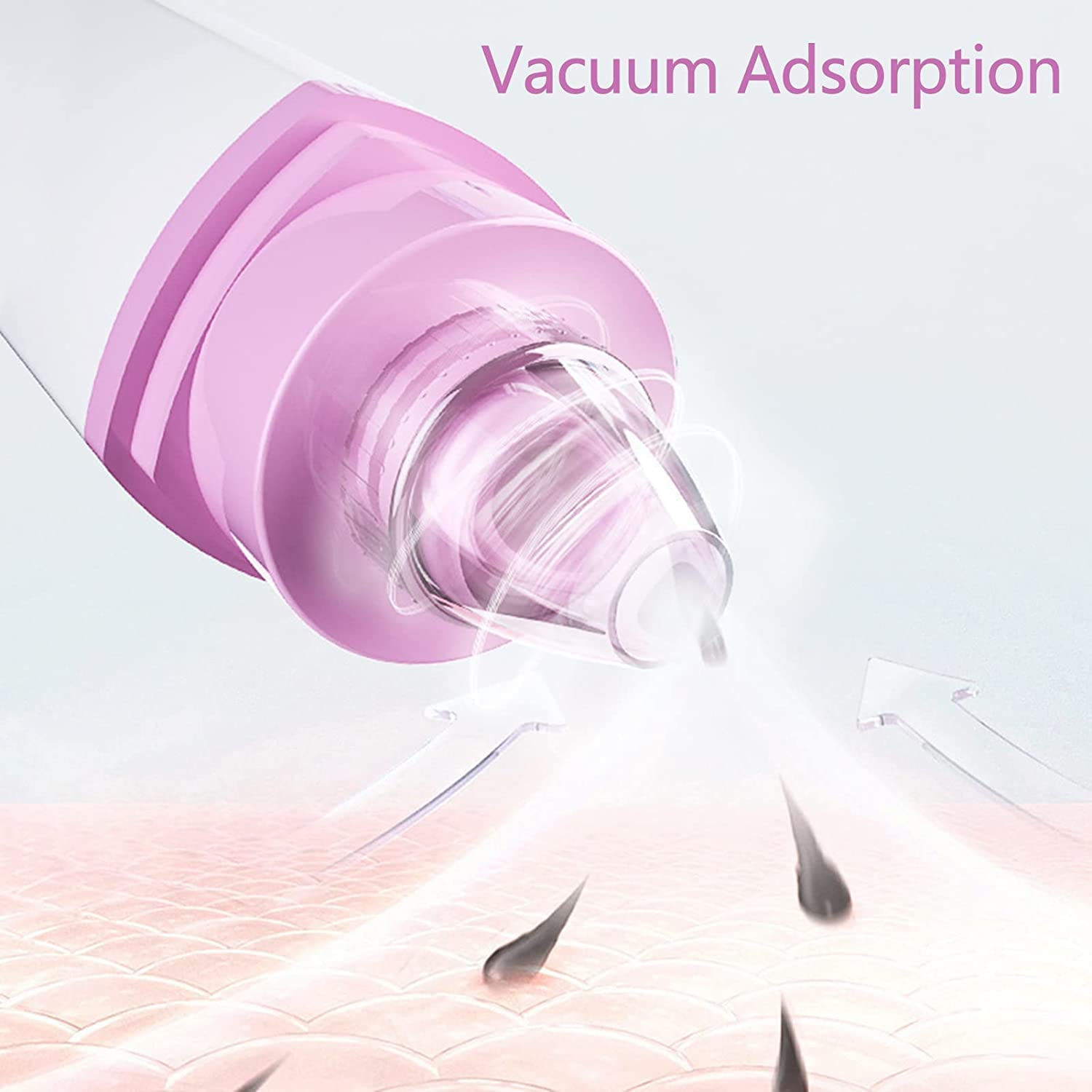 Professional Blackhead Remover Tool Kit - 3 in 1 Vacuum Suction Nozzles for Deep Pore Cleansing, Oil & Blackhead Removal - Perfect for Facial Spa & At-Home Skincare Routine