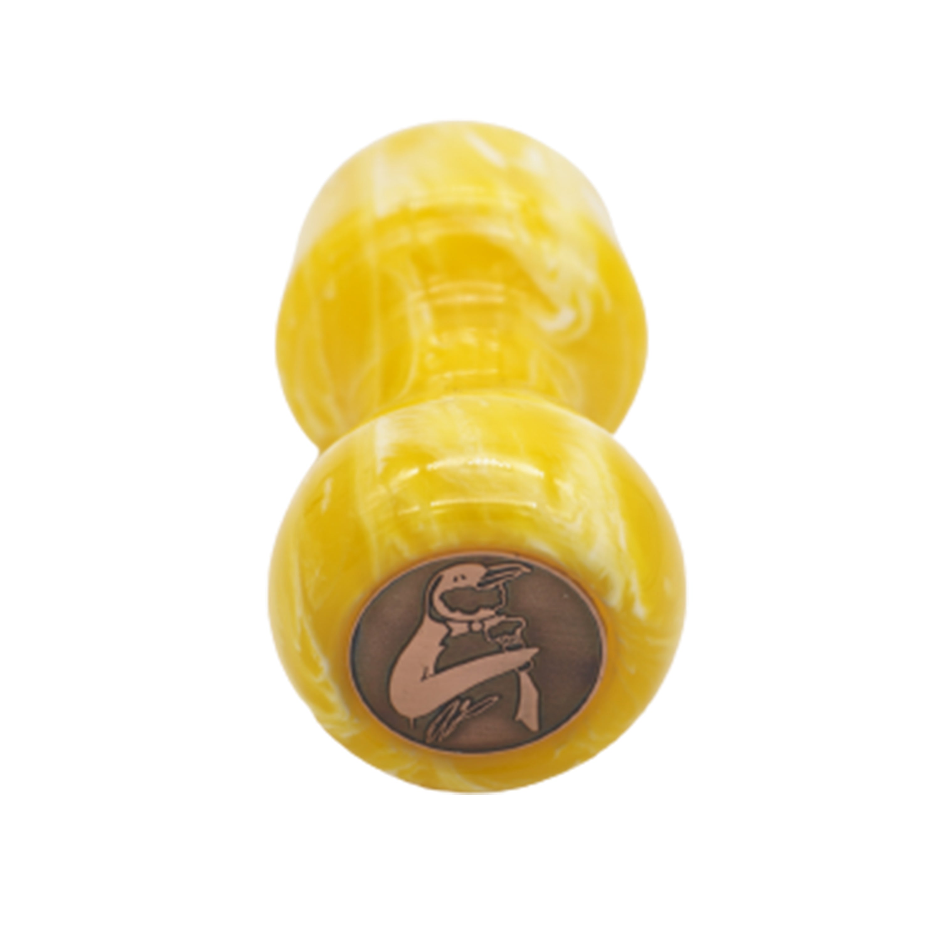 Premium Lemon Drop Handcrafted Shaving Brush Handle - Fits 24mm & 26mm Knots - Perfect for Wet Shaving & Grooming Gifts for Men