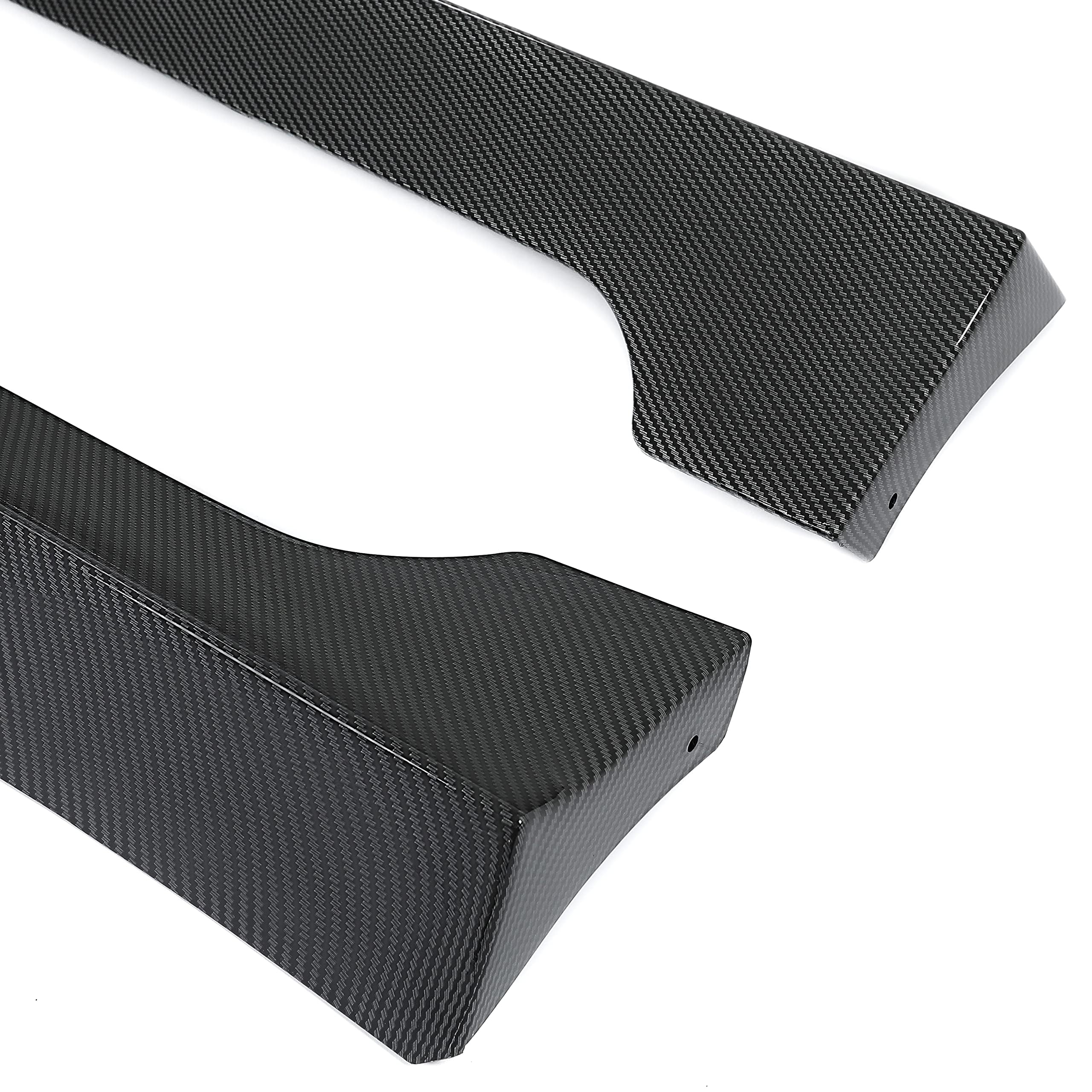 HECASA Carbon Fiber Side Skirts Rocker Panels for 2013-2017 Honda Accord Sedan - Body Kit Replacement & Spoiler Extension - Perfect for Car Enthusiasts & Custom Modifications