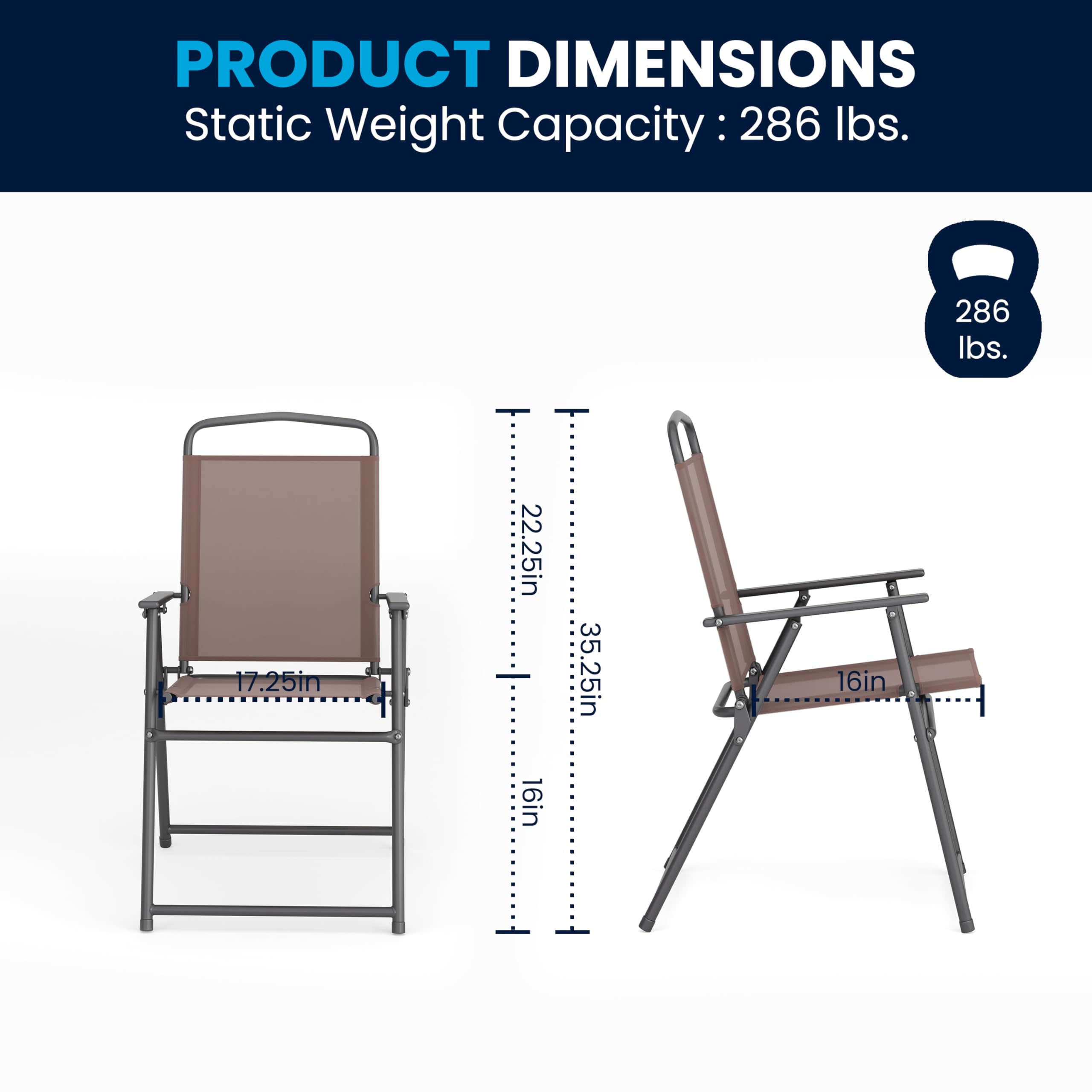 Flash Furniture Nantucket 6-Piece Outdoor Patio Dining Set with Glass Table, 4 Folding Chairs & Umbrella - Brown Rattan Wicker Furniture for Backyard, Garden, Poolside & Deck Dining