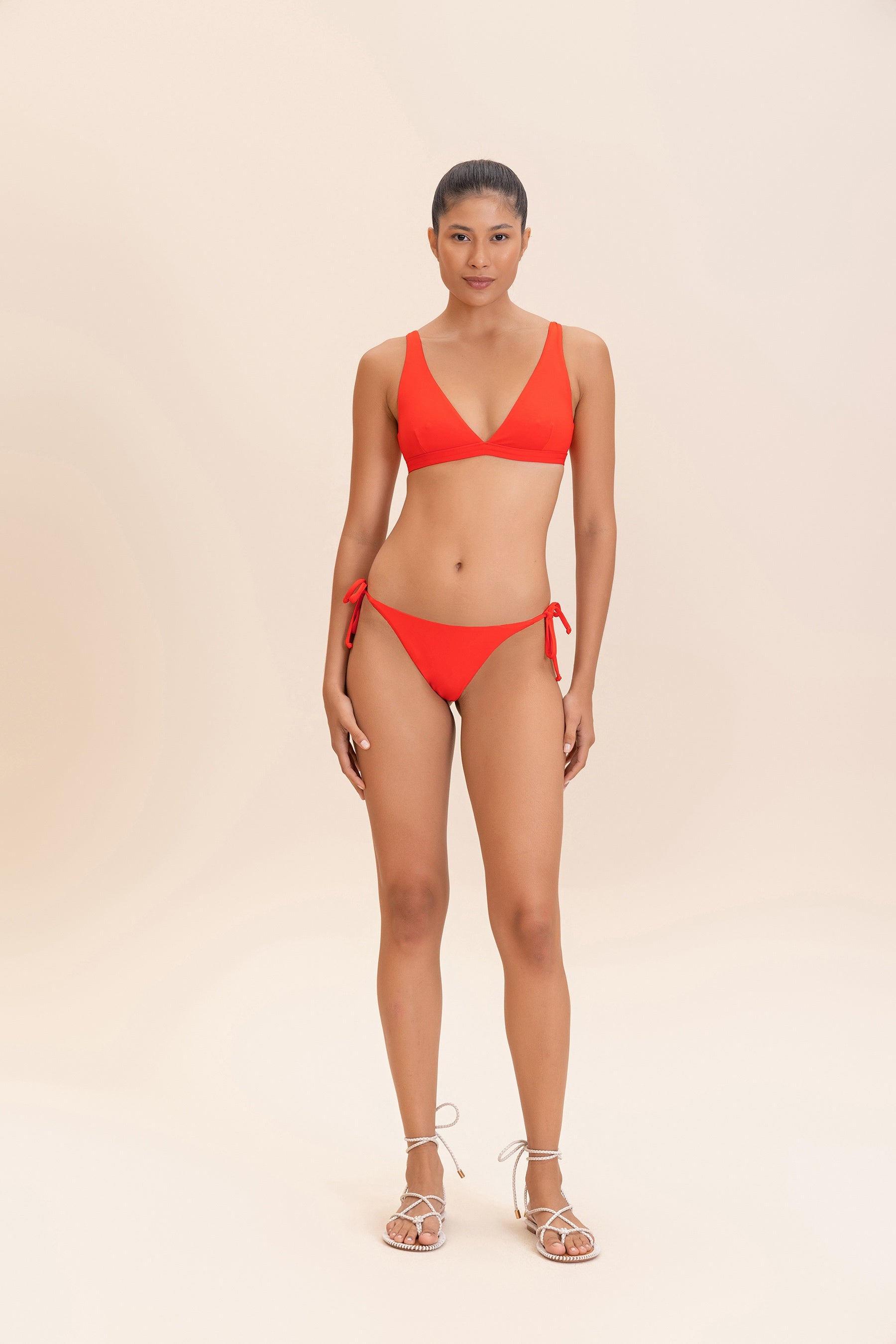 Sense® Tie Side Bikini Bottom - High Waisted Swimwear for Women, Adjustable Beach Bikini Panties, Sexy Summer Swim Shorts for Pool Party & Vacation