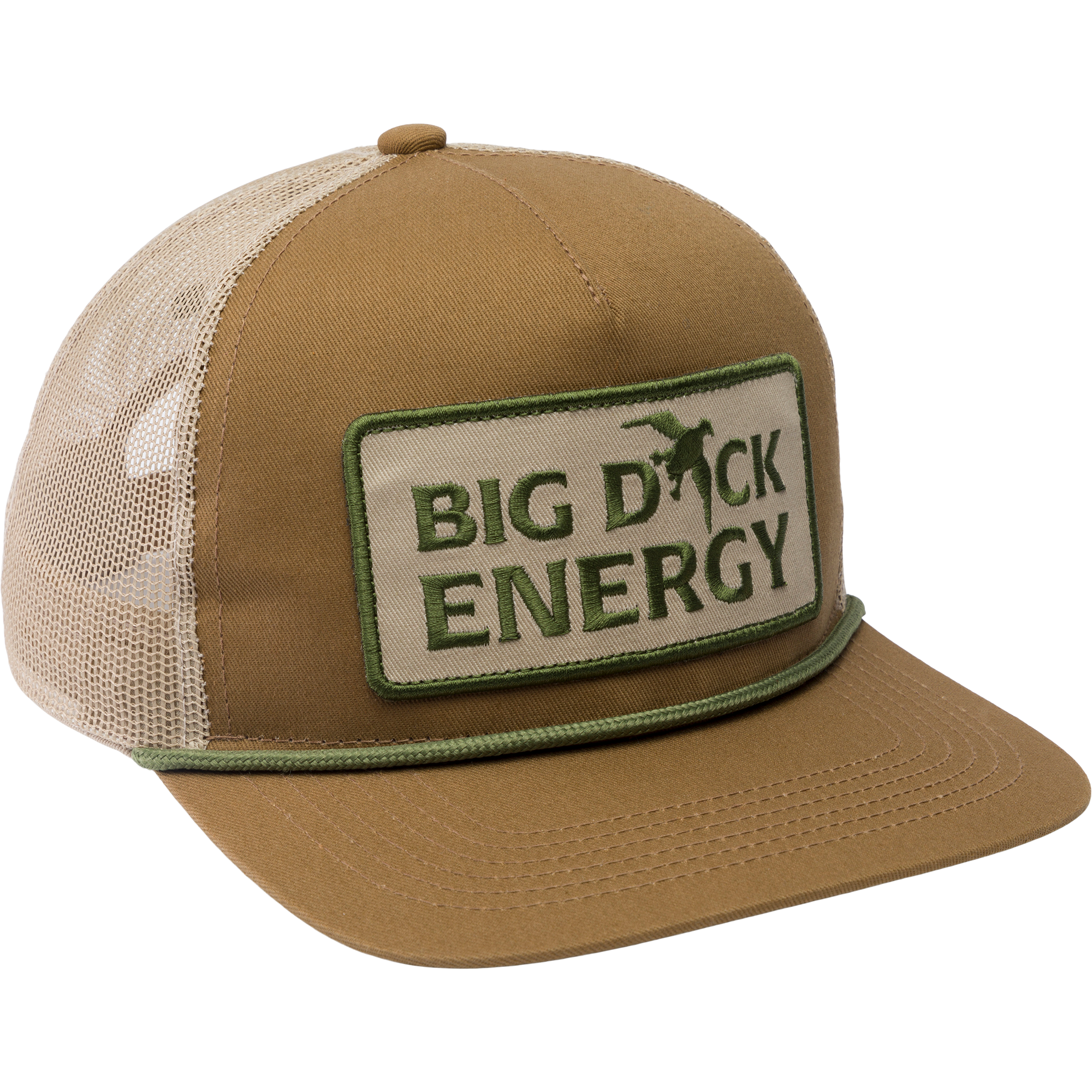 Drake Big Duck Energy Mesh Back Rope Cap - Adjustable Baseball Hat for Men & Women - Breathable Outdoor Sun Hat for Running, Hiking, Fishing