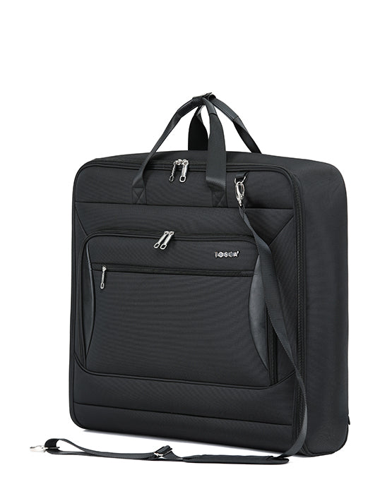 Tosca TCA265 Black Garment Bag for Travel & Storage - Durable Suit Cover for Clothes Protection