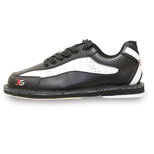 3G Tour X Men's Black & White Right-Handed Bowling Shoes - Perfect for League Play & Tournament Performance