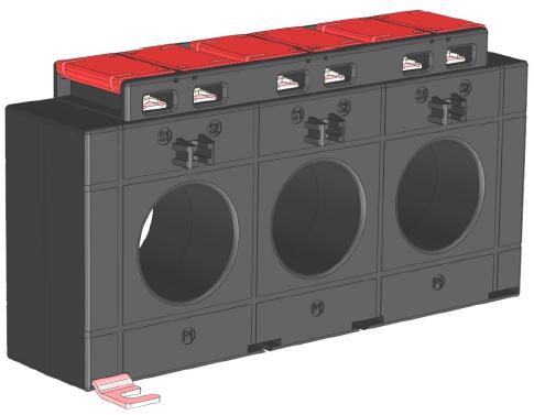 3 Phase Current Transformer - 800A Input, 5A Output, Class 0.5/5VA, Panel & Busbar Mount - Perfect for Industrial Power Monitoring & Electrical Panel Installations