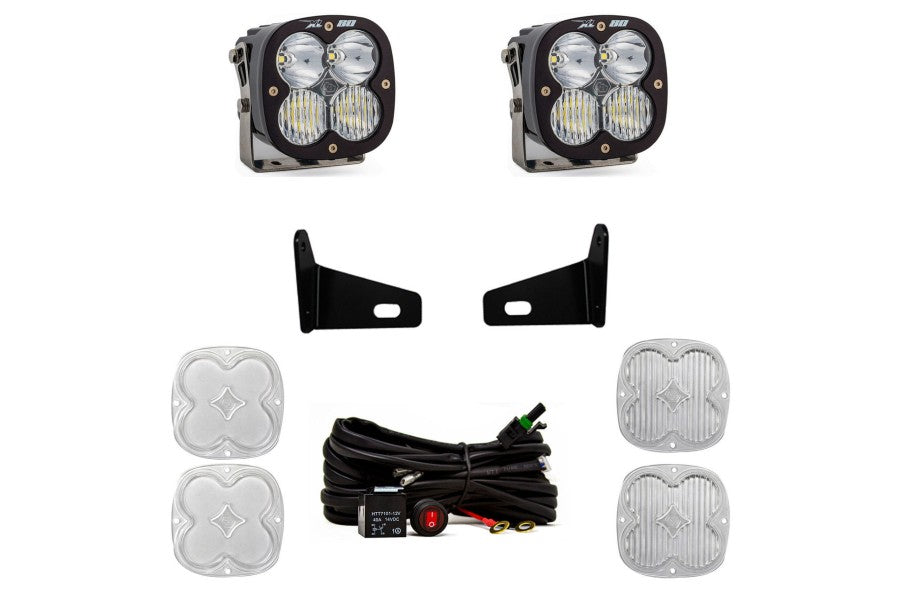 Ford Bronco & Can Am Maverick X3 XL80 A-Pillar Light Kit - Clear LED Off-Road Lights for Enhanced Night Driving & Trail Visibility