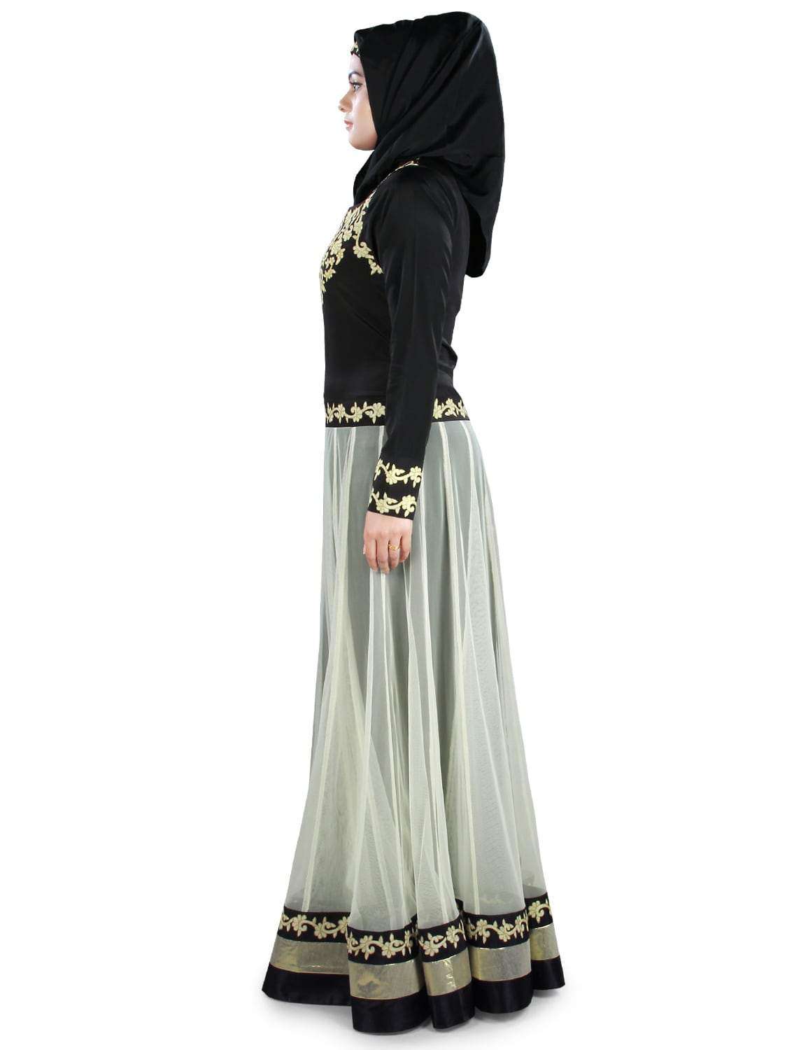 Elegant Farheen Abaya for Women - Modest Islamic Prayer Dress - Perfect for Mosque, Prayer, and Special Occasions