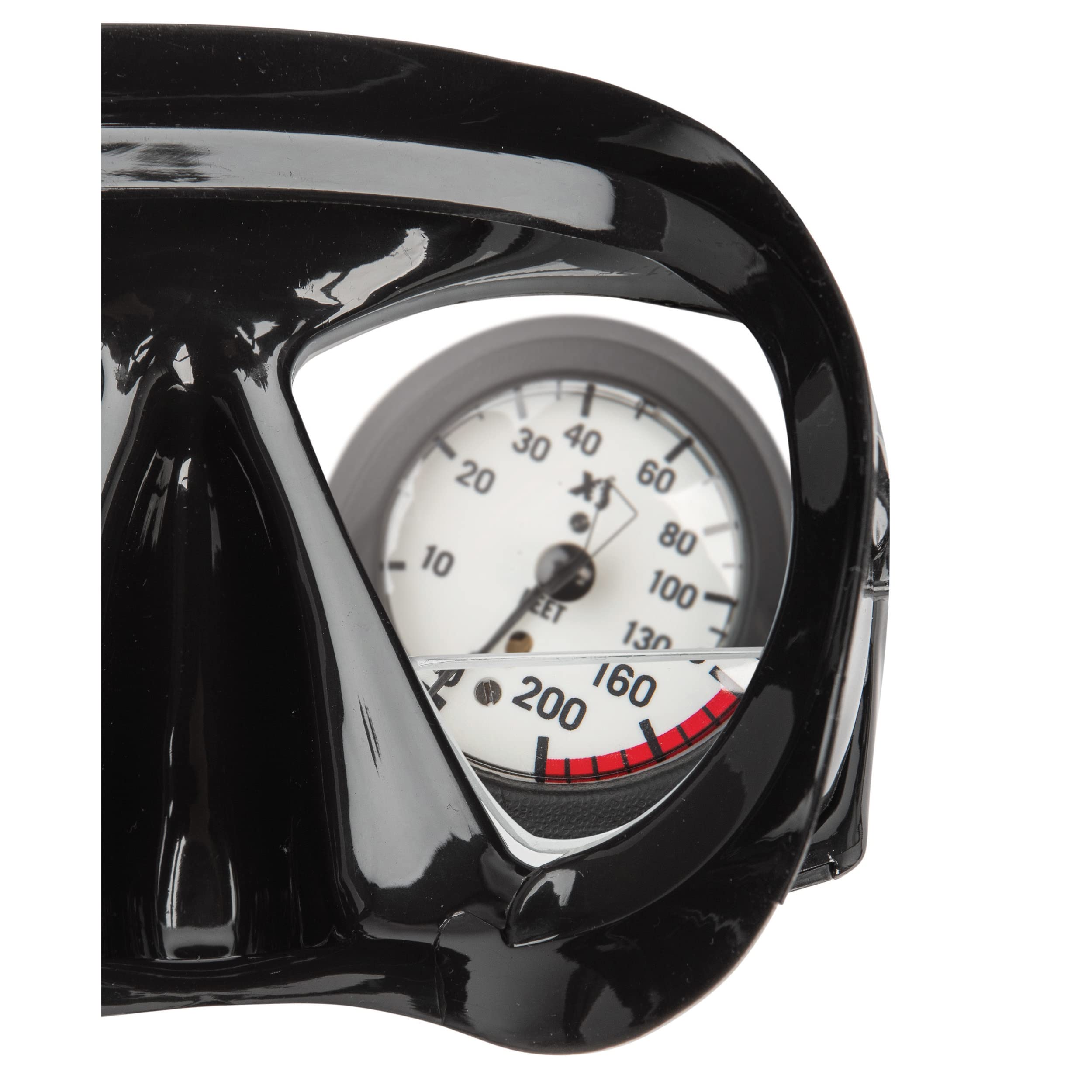 XS Scuba Gauge Reader Mask - Professional Dive Computer & Pressure Gauge Display for Scuba Diving, Snorkeling & Underwater Exploration