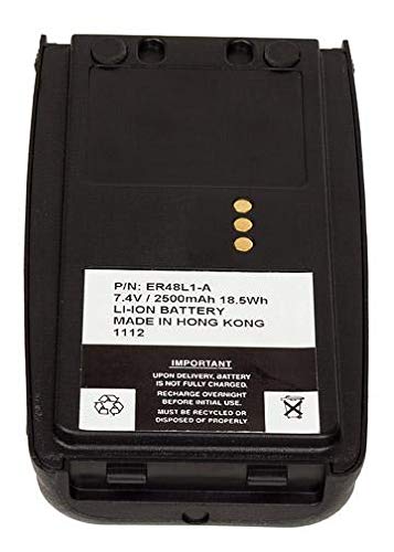 Harris P5570 Rechargeable Two-Way Radio Battery - 7.4V 2500mAh Li-Ion Replacement Battery Pack | Compatible with Harris Radios | Perfect for Emergency Responders & Security Personnel