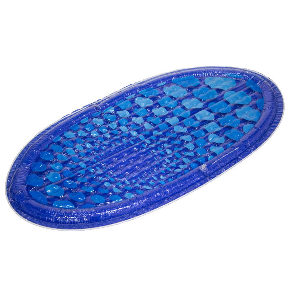 SwimWays ThermaSpring Solar Mat - Floating Pool Lounge for Relaxation, Sunbathing & Comfort | Perfect for Backyard Pools, Lakes & Beach Vacations