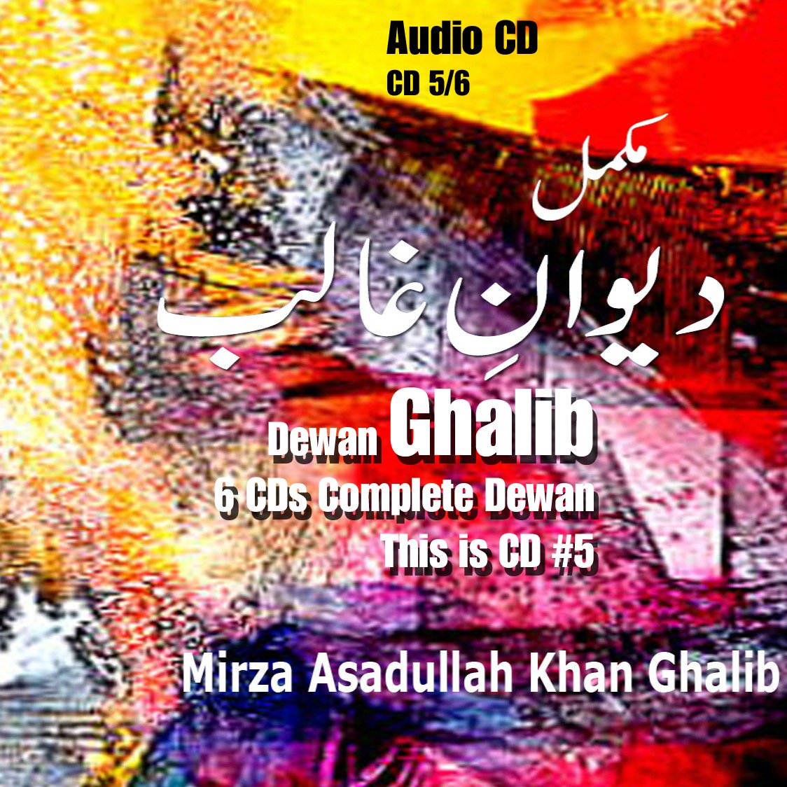 Dewan Ghalib - 6 CD Box Set | Classic Urdu Poetry Collection | Perfect for Poetry Lovers, Cultural Enthusiasts & Gift Giving