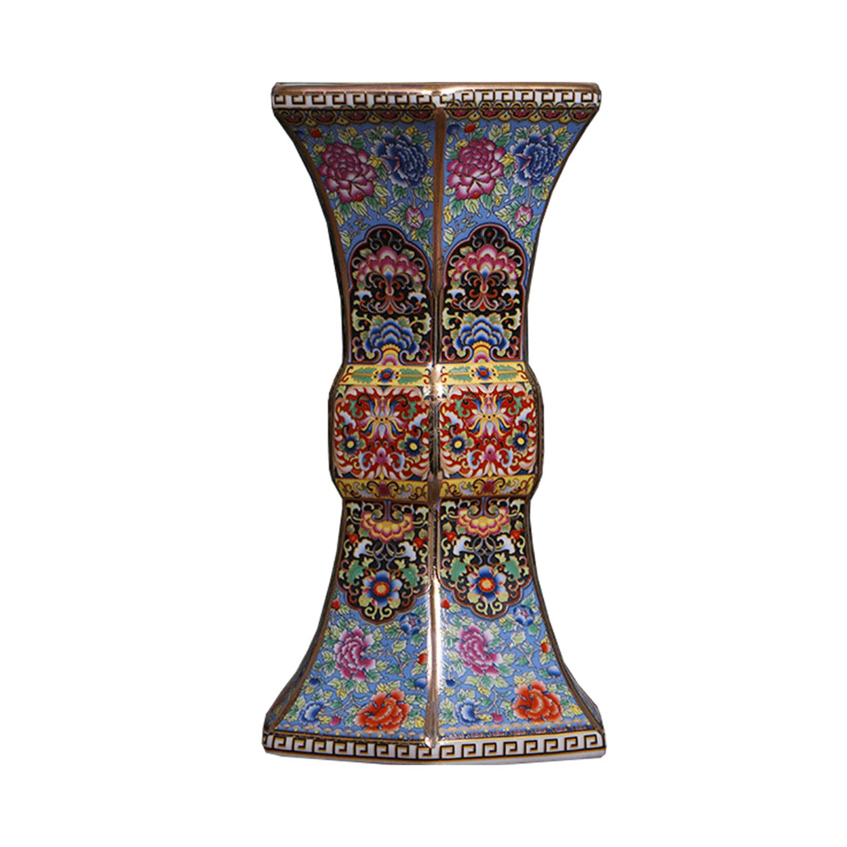 Handmade Jingdezhen Ceramic Vase - 12 Inch Large Porcelain Flower Vase, Antique Oriental Chinese Floor Standing Vase for Home Decor, Living Room Centerpiece, Housewarming Gift - Perfect for Boho Decor, Wedding Centerpieces & Luxury Interior Design