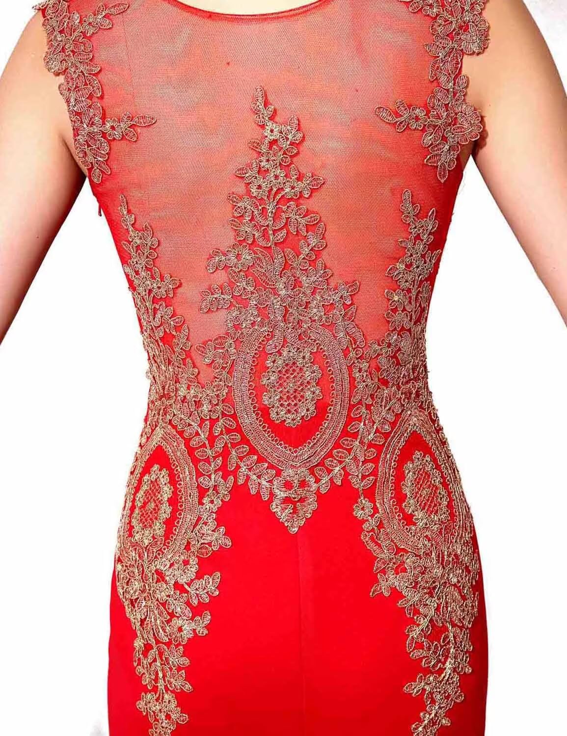 Elegant Satin Women's Evening Gowns - Sleeveless Crew Neck Formal Dress with Applique Details for Wedding, Prom & Special Occasions | Sexy Ball Gown Long Dress for Parties & Black Tie Events