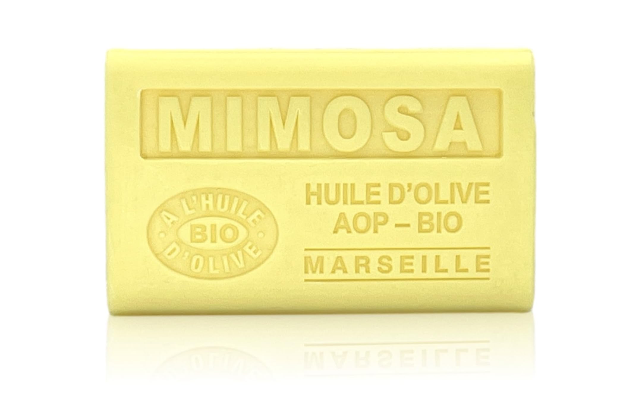 Organic Shea Butter Soap with Mimosa Scent - 125g - Moisturizing & Natural for Dry Skin - Perfect for Bath, Shower & Gift Giving