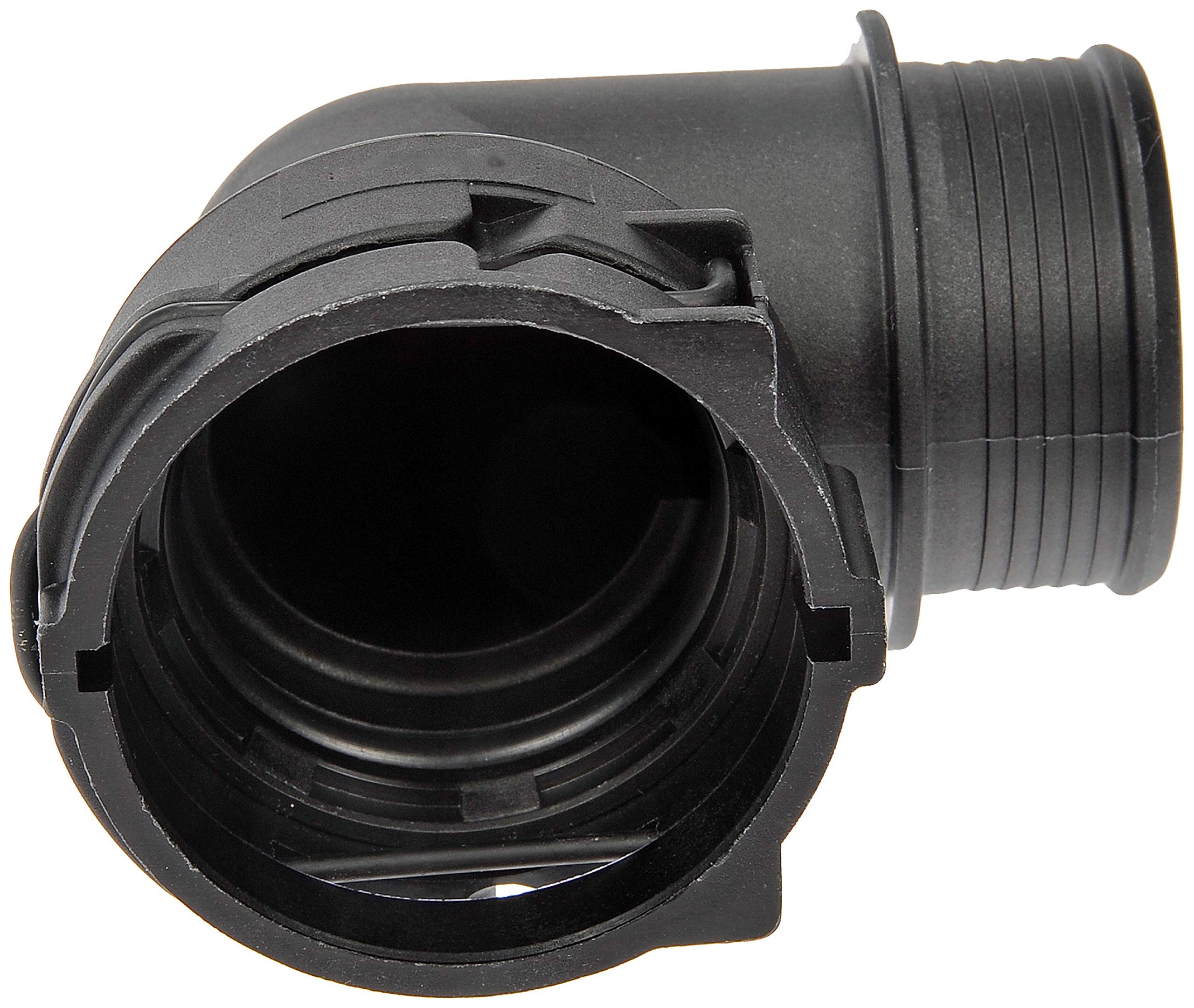 Dorman 800-317 32mm ID Heater Hose Connector - 90 Degree Elbow Barbed Fitting for Automotive Cooling Systems - Perfect for Radiator, Heater Core & AC Repair