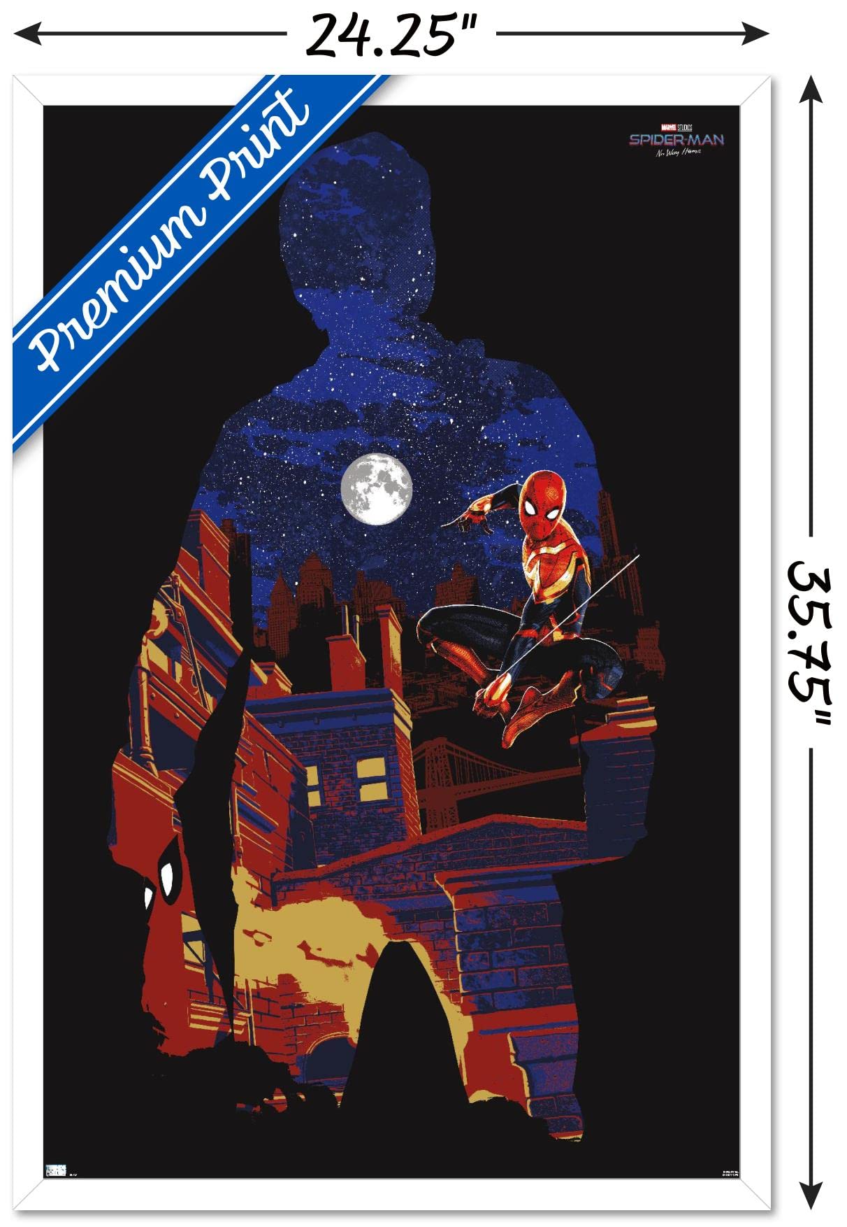 Trends International Marvel Spider-Man: No Way Home Silhouette Wall Poster - 34