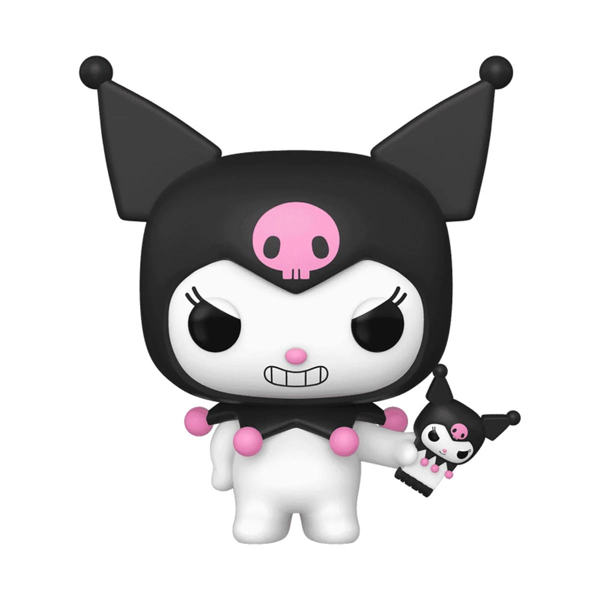 Sanrio Kuromi with Phone Plush Toy - Cute Kawaii Collectible for Fans - Perfect for Gifts, Room Decor, and Anime Lovers