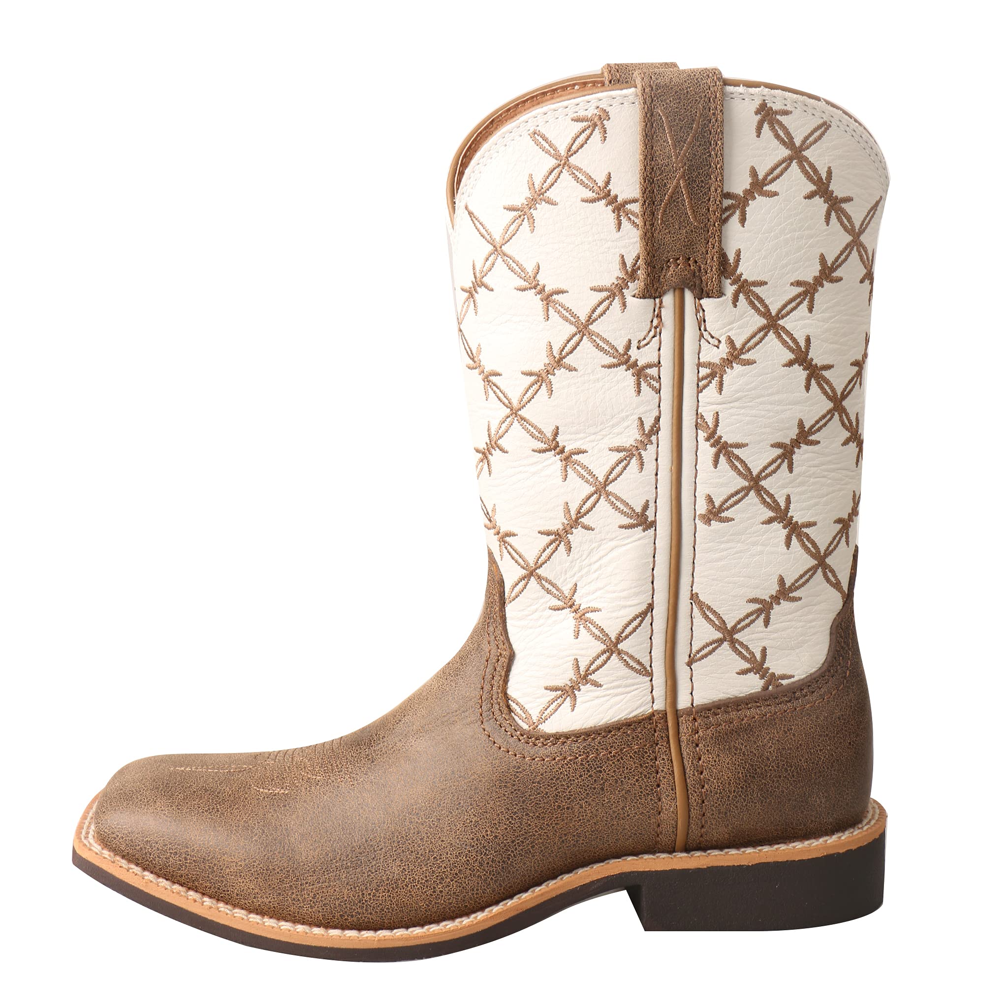 Twisted X Kids' Top Hand NWS Toe Work Boots - Durable & Comfortable for Outdoor Play and Farm Activities