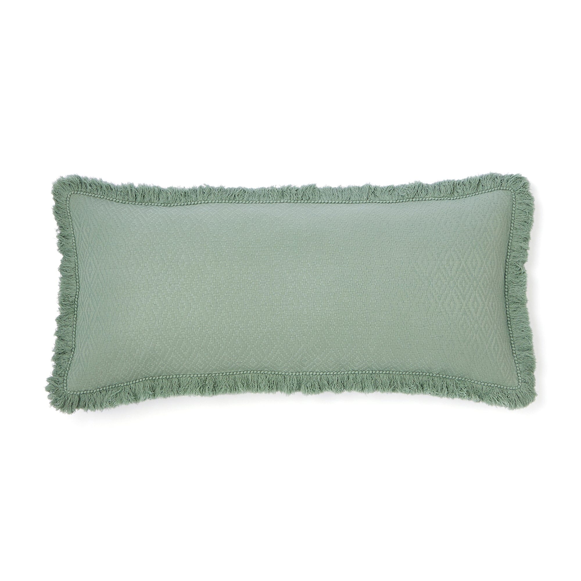 Luxury Diamond Fringe Cushion Cover 1000x450mm - Emerald Green Velvet Sofa Pillow Case for Living Room Decor, Bedroom Throw Pillow Cover - Perfect for Home Decor, Wedding Gifts & Interior Design