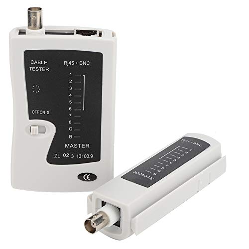 Professional Fast & Stable Network Cable Tester - Durable Phone Cable Tester for Construction Sites & Industrial Use | Perfect for IT Technicians, Electricians & Network Installations