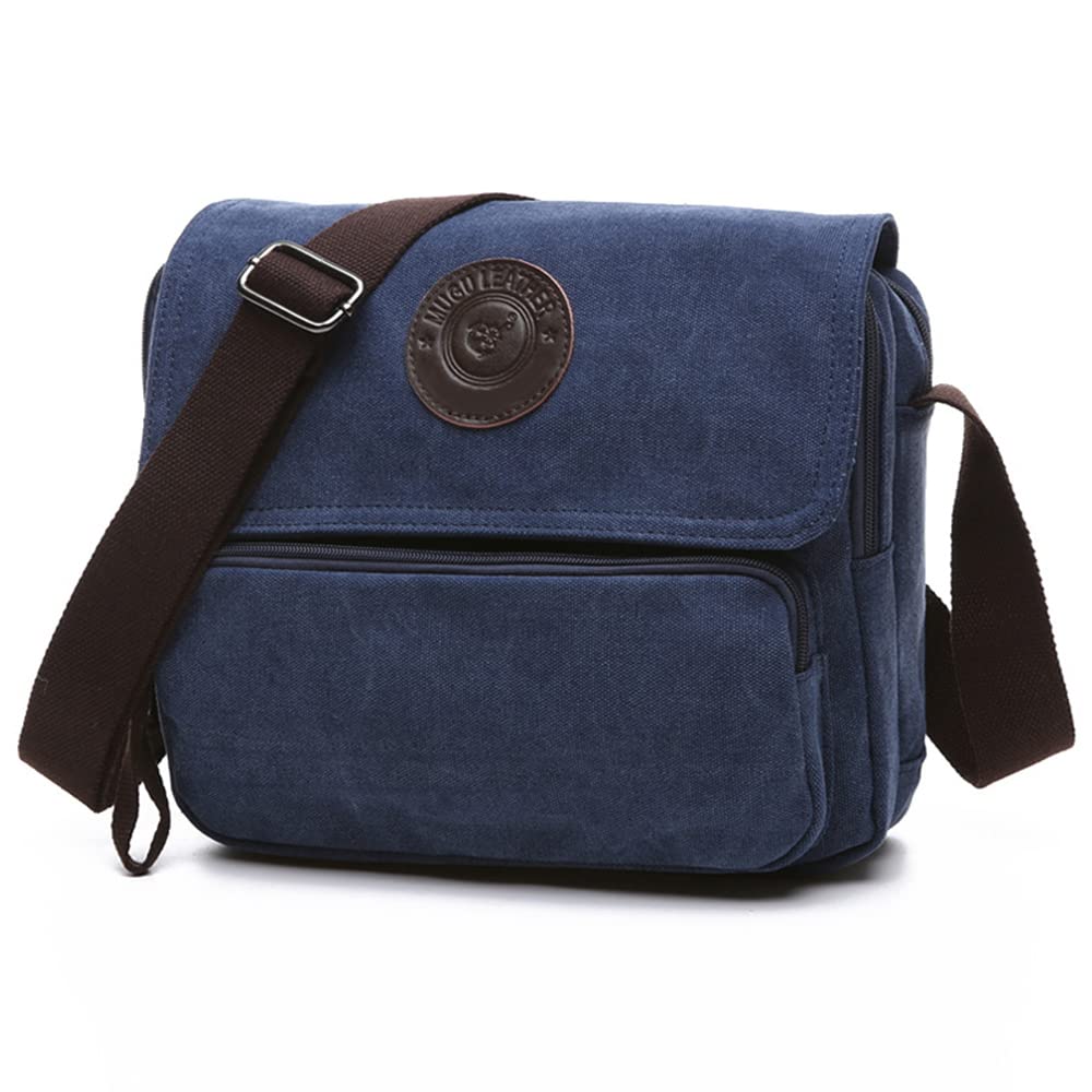 Durable Canvas Crossbody Bag for Men - Stylish Shoulder Messenger Sling Bag for Travel, Business, School & Work | Perfect for Daily Commute & Outdoor Adventures