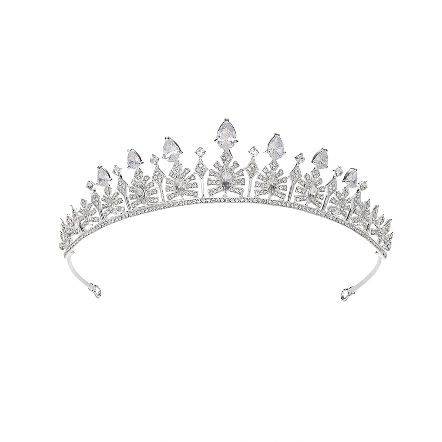 Sparkling Rhinestone Crystal Bridal Tiara - Elegant Princess Crown for Women & Girls | Perfect for Weddings, Birthdays, Pageants & Special Occasions