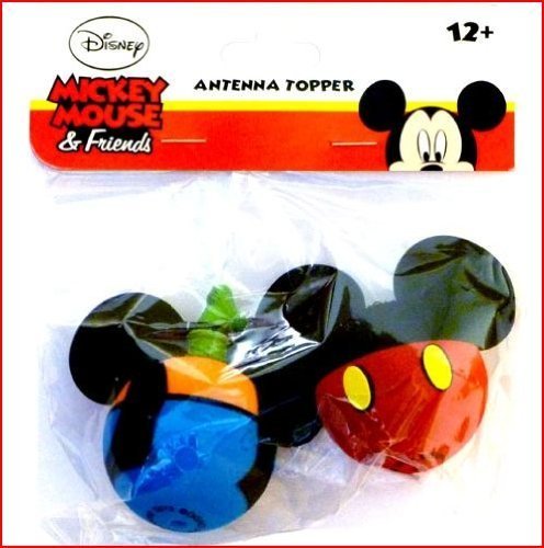Disney Mickey Mouse & Goofy Car Antenna Toppers - Fun Character Car Accessories for Disney Fans, Road Trips & Vehicle Decor