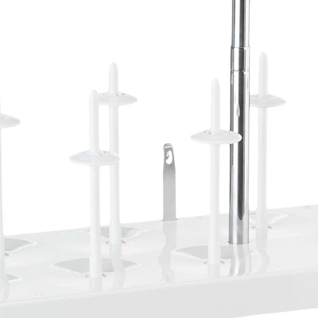 Brother SA503 10-Spool Thread Stand - White | Sewing Machine Accessory for Quilting, Embroidery & Crafting | Perfect for Home & Professional Sewing Studios