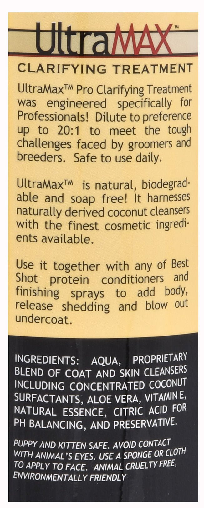 Best Shot UltraMAX Pro Clarifying Shampoo for Color-Treated Hair - Deep Cleansing & Scalp Care for Daily Use at Home & Salon