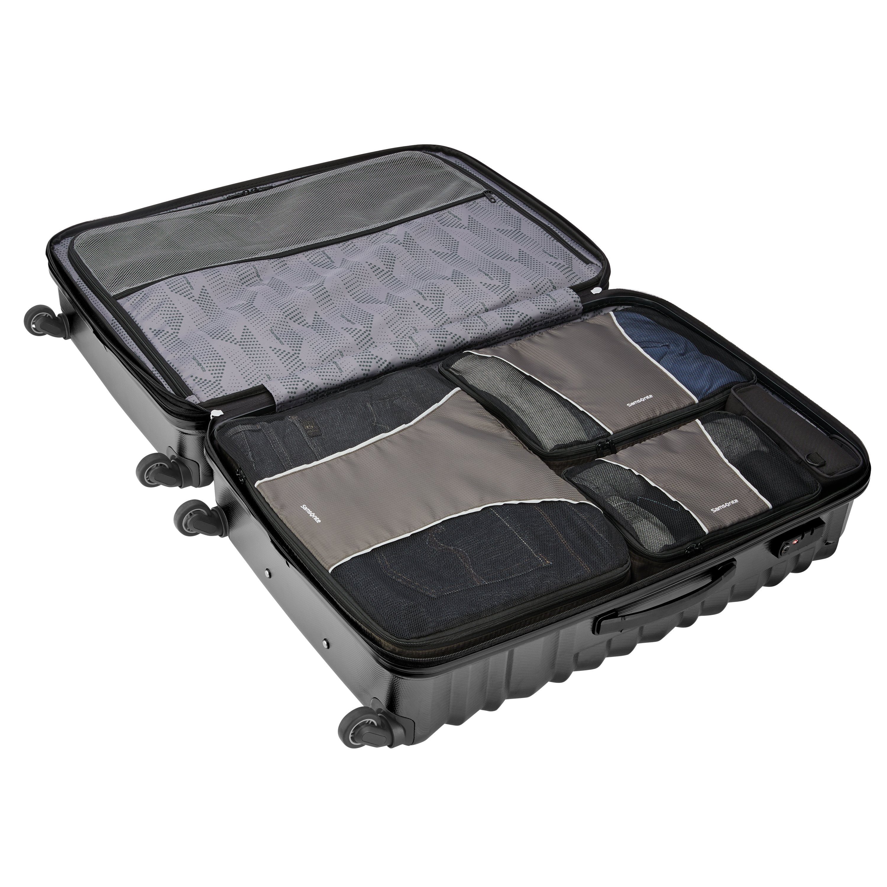 Samsonite 3-Piece Packing Cube Set - Lightweight Luggage Organizers for Travel - Perfect for Suitcases, Backpacks & Carry-Ons