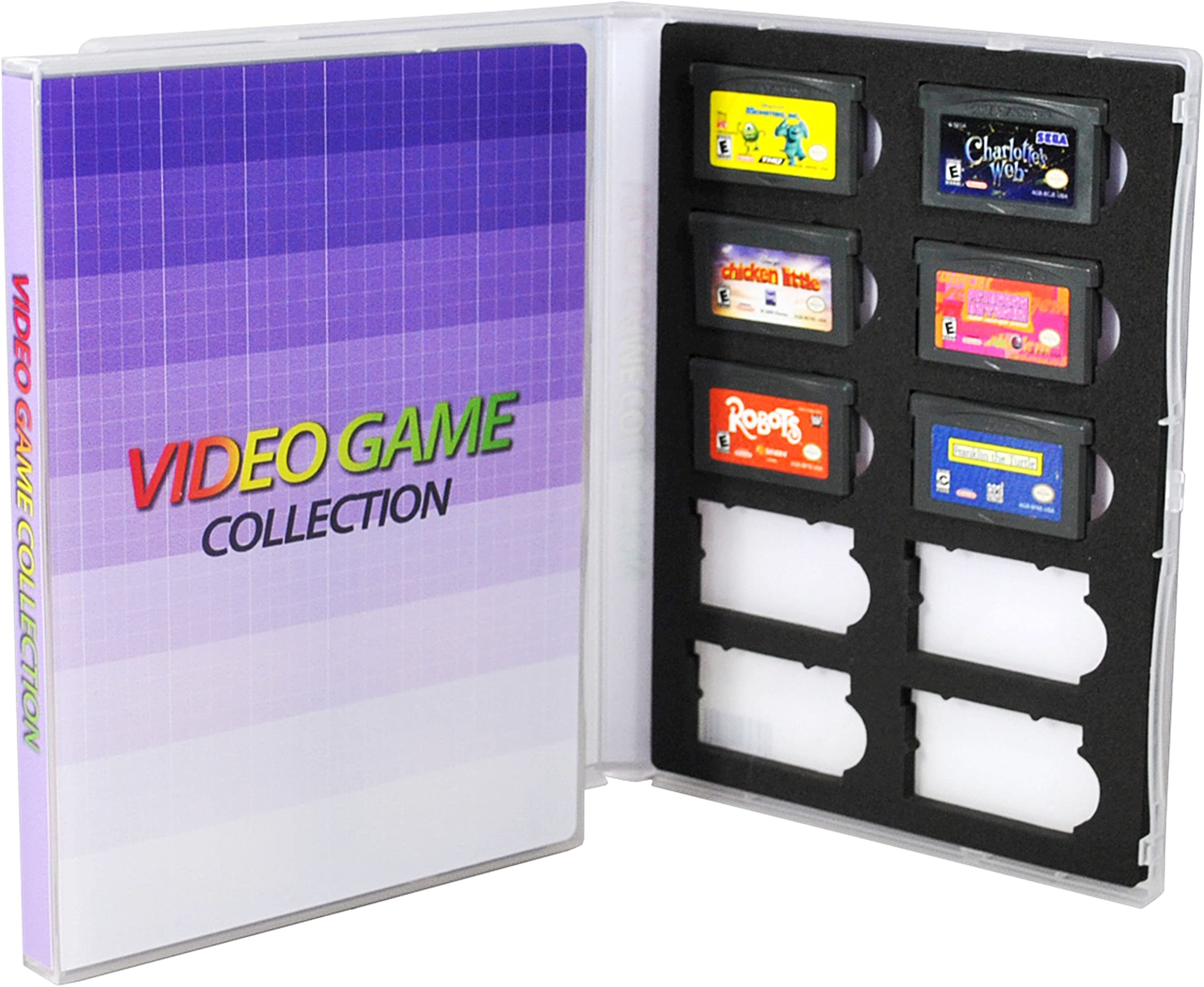 UniKeep Game Cartridge Storage Case for Nintendo GameBoy Advance - Holds 10 Games | Compact Protective Organizer for GBA Cartridges | Perfect for Travel, Gaming Parties & Collectors