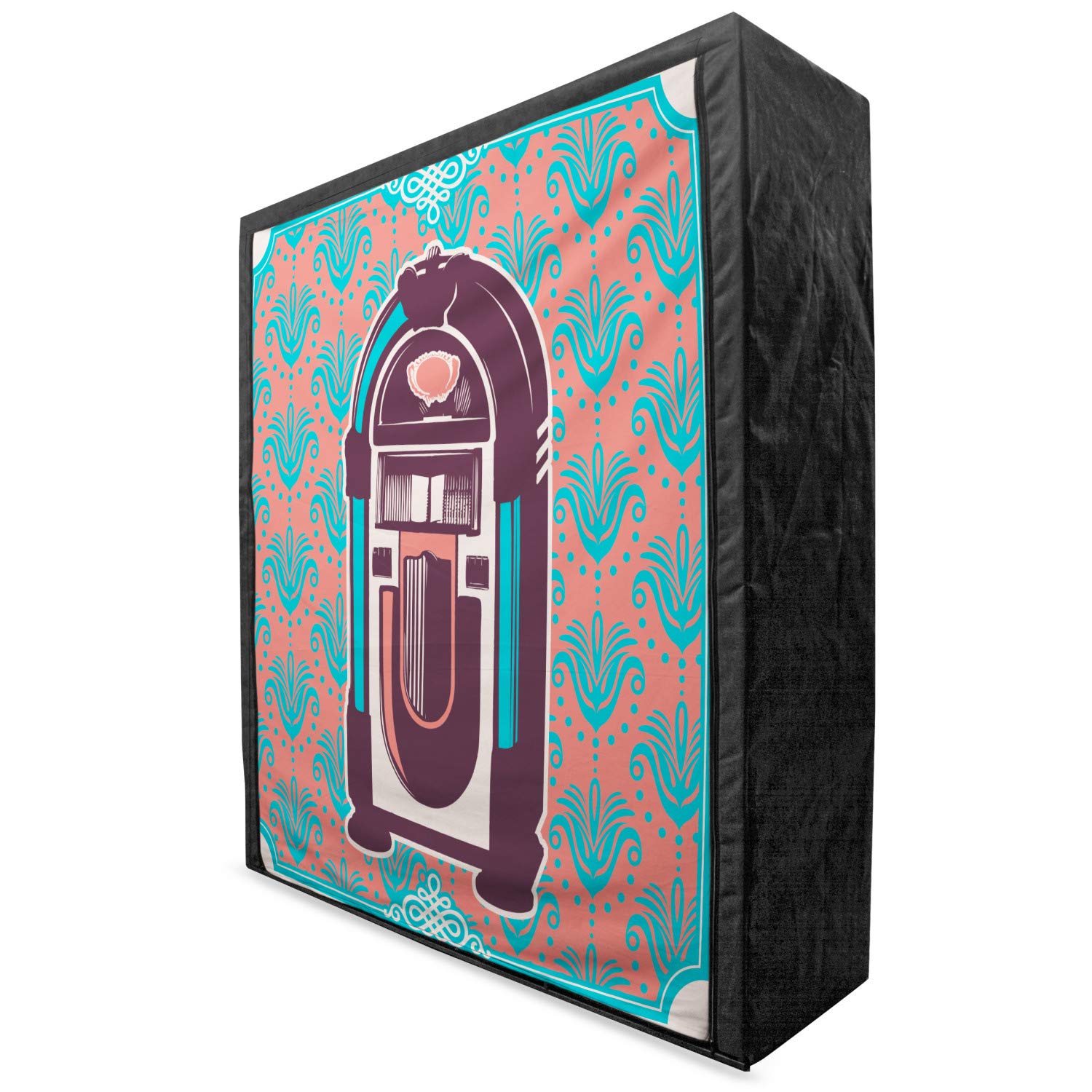 Ambesonne Jukebox Portable Fabric Wardrobe - 59