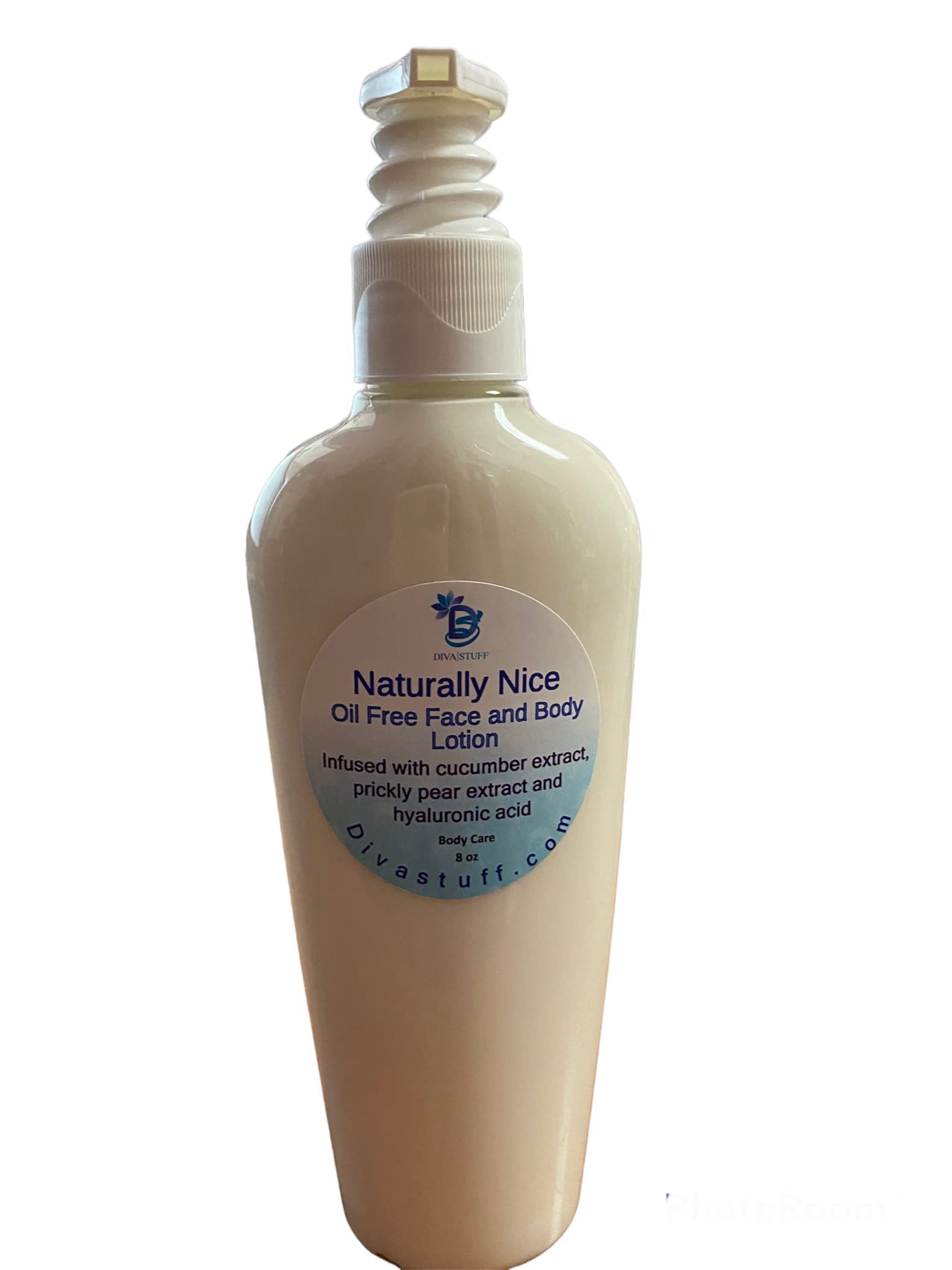 Naturally Nice Oil-Free Facial & Body Lotion - Fragrance Free, Cruelty Free, Paraben Free & Aluminum Free | Hydrating Moisturizer for Sensitive Skin | Perfect for Daily Use & Travel