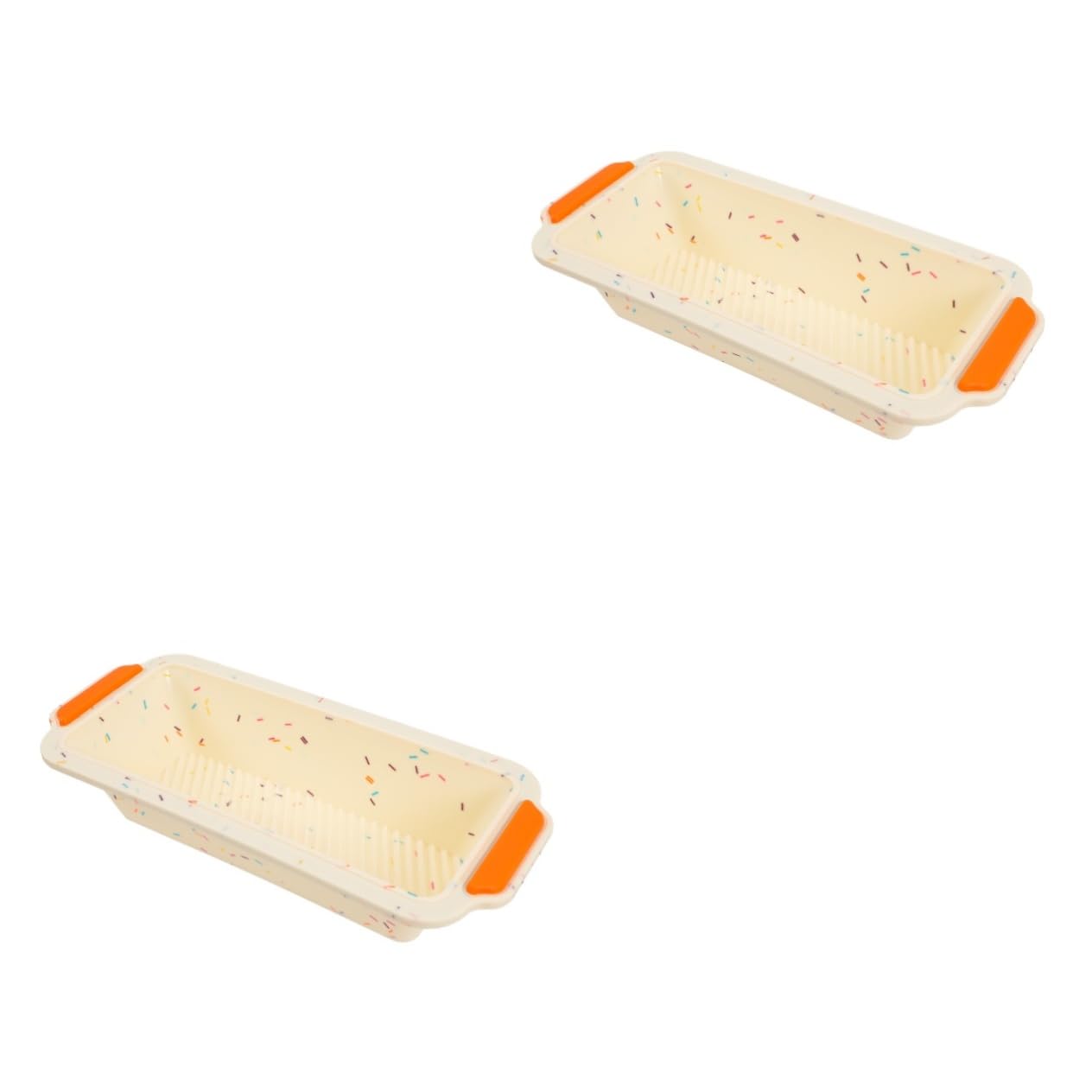 Non-Stick Silicone Bread Loaf Pan Set of 2 - Perfect for Air Fryer, Oven & Toaster - Bake French Toast, Banana Bread & Homemade Pastries with Ease