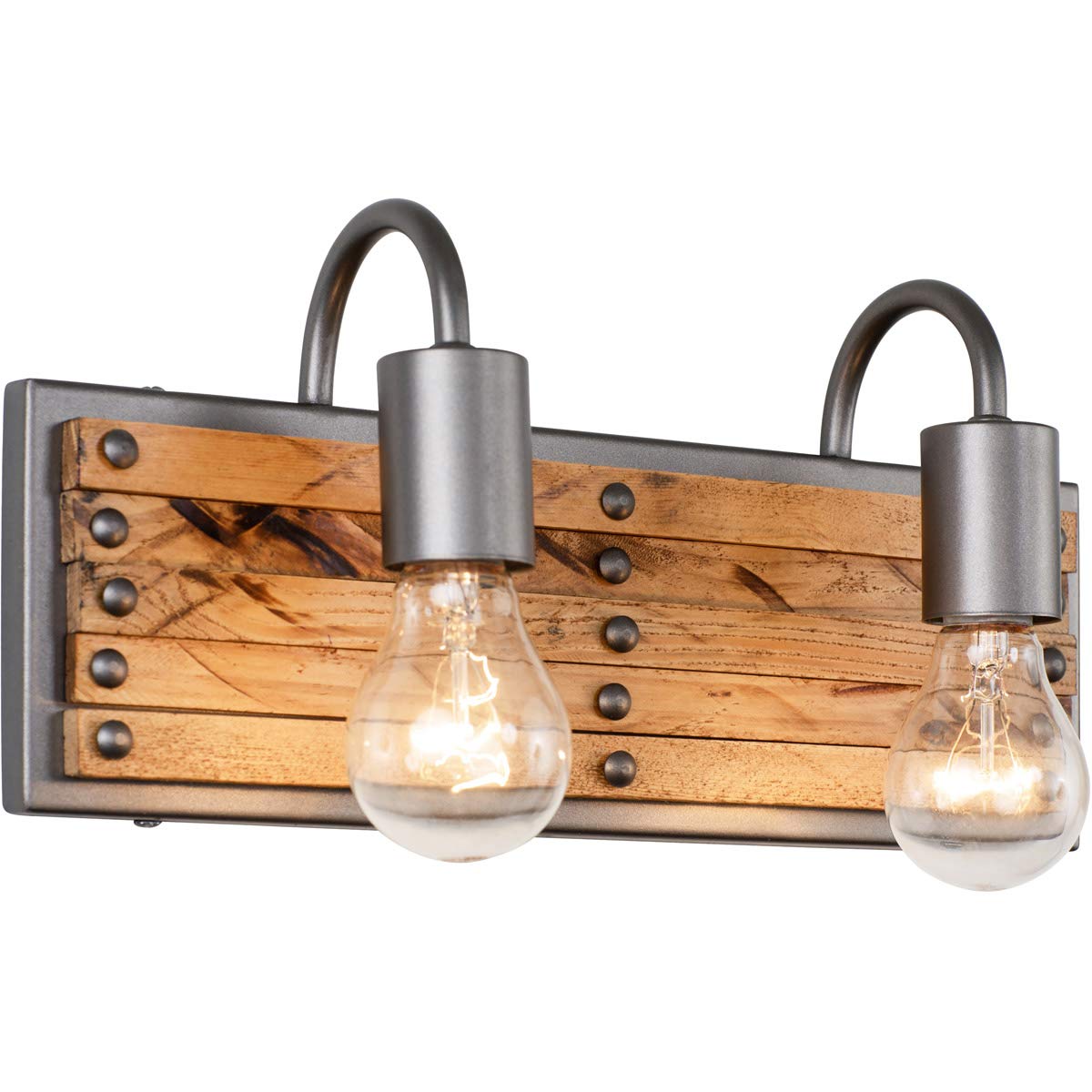 Ella Jane Bath/Vanity Light Fixture in New Bronze Finish - Perfect for Bathroom, Powder Room, and Vanity Lighting