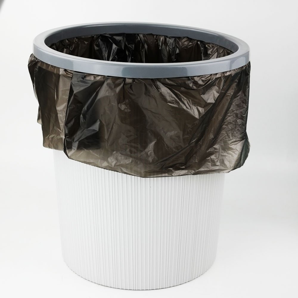 130 Counts 4 Gallon Trash Can Liners - Heavy Duty Black Garbage Bags for Small Wastebaskets, Bathroom, Office & Kitchen Use