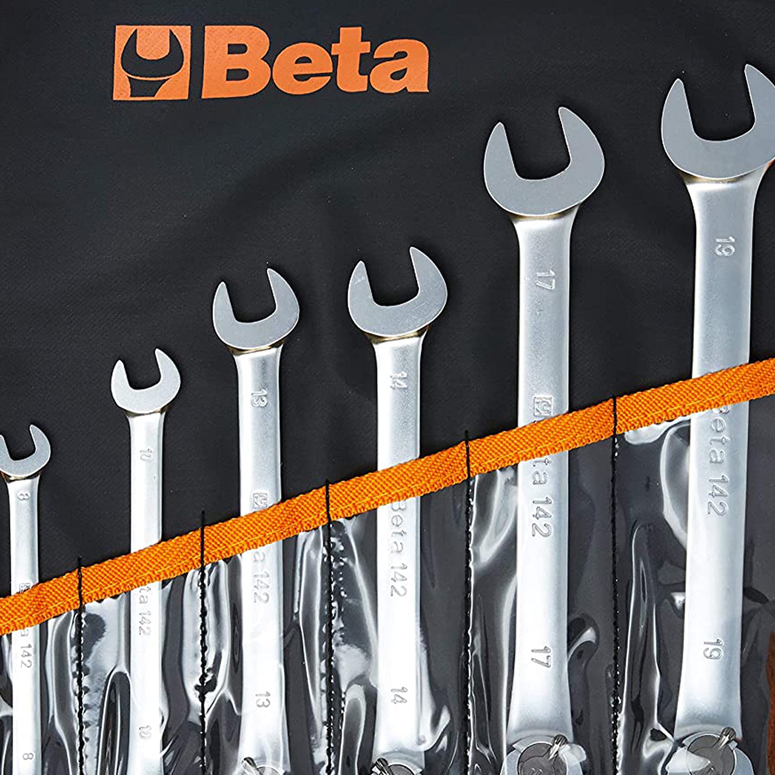 Beta 1420066 Reversible Ratcheting Combination Wrench Set - 6 Piece (Model 142/B6) - Perfect for Automotive Repair, Plumbing & DIY Projects