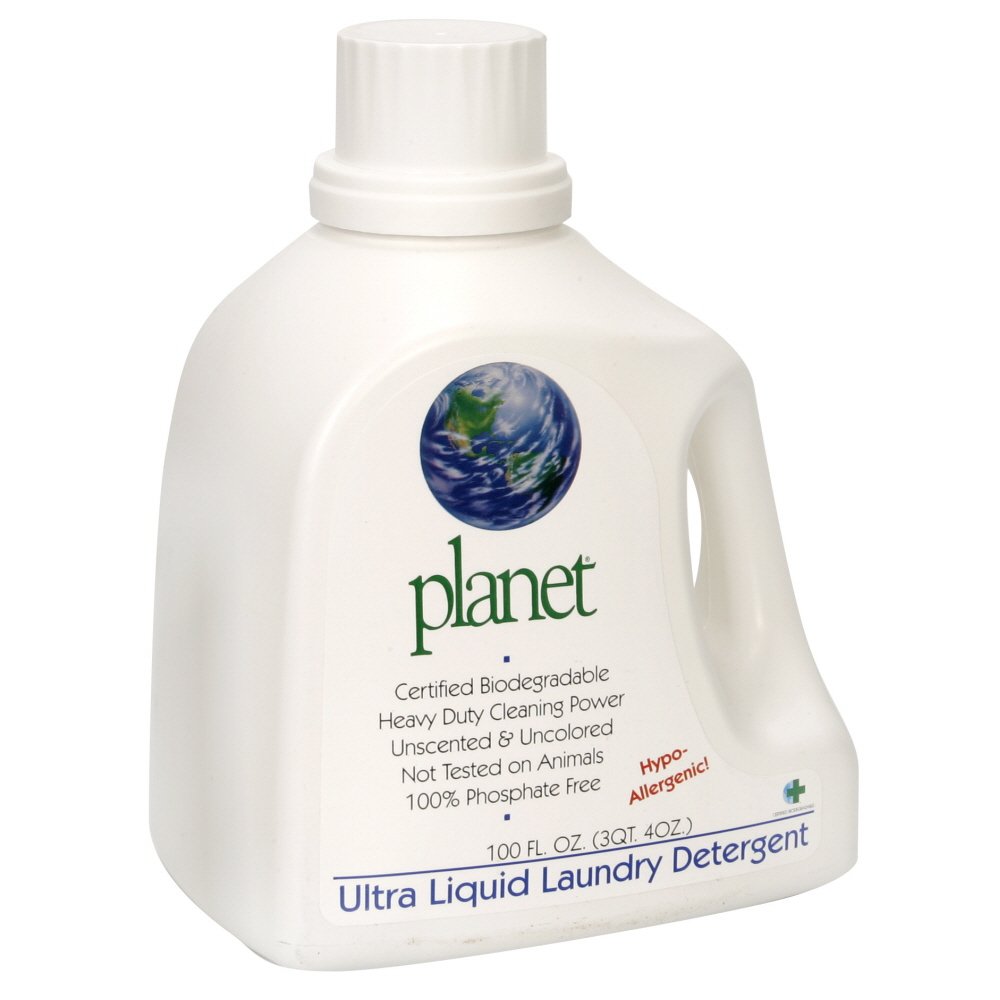 Planet Ultra Liquid Laundry Detergent - 100 Fl Oz (Pack of 4) | High Efficiency HE Safe | Deep Cleaning for All Fabrics | Perfect for Large Families & Heavy Duty Laundry Loads