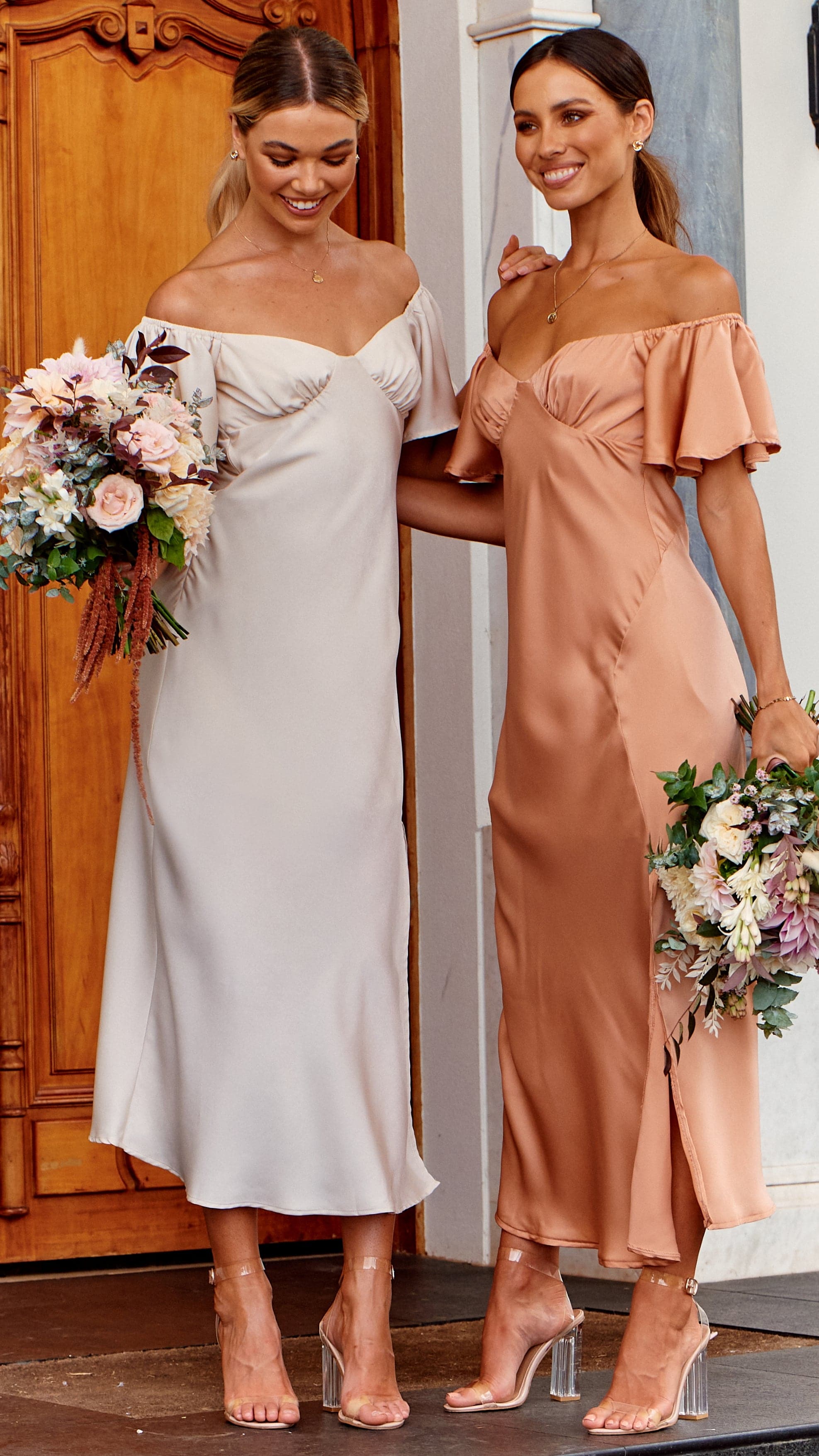 Louisa Midi Dress Ivory - Elegant Flowy Summer Dress for Women | Perfect for Beach Vacations, Weddings & Date Nights