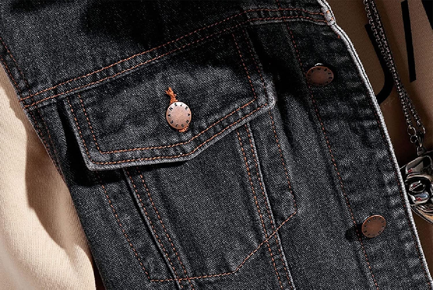 Men's Sleeveless Denim Vest Jacket - Casual Button Down Jean Outwear for Street Style & Summer Layering