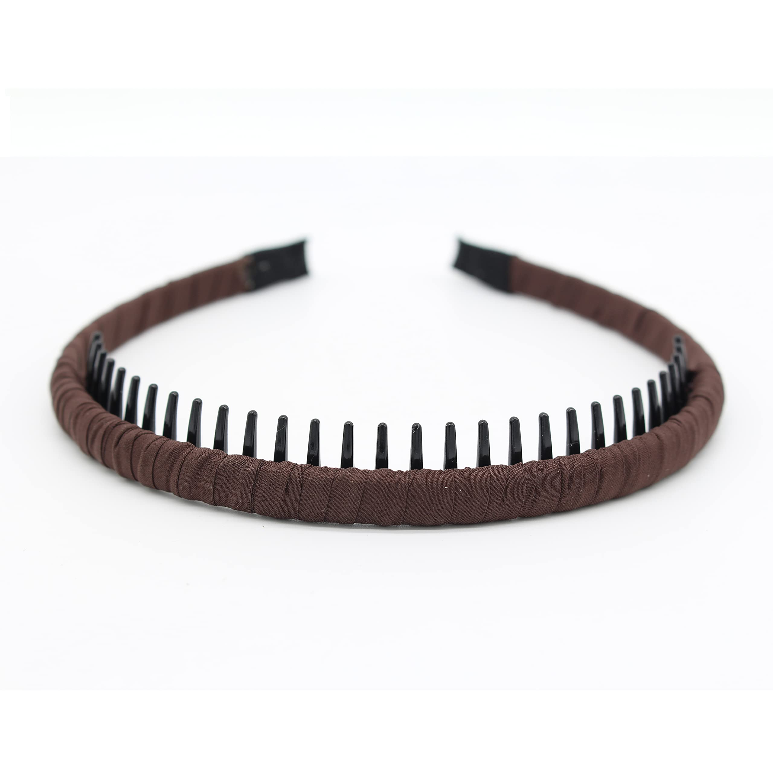 Fashion Headbands for Women - Non Slip Comfy Hair Hoops with Tooth Comb - 4 Color Options for Workouts, Yoga, and Everyday Wear