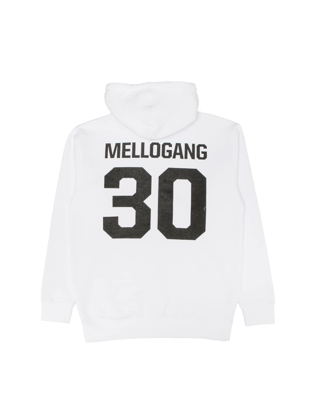 Marshmello Official MELLOGANG 30 Zip-Up Hoodie - White Unisex Pullover Sweatshirt for Streetwear & Concert Merch | Winter Fashion & Fan Apparel
