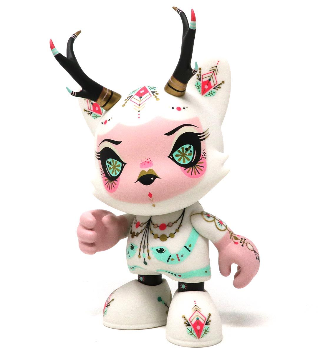 Frostbite Fauna Superjanky by Julie West - Whimsical Handmade Ceramic Sculpture for Home Decor & Gift Giving