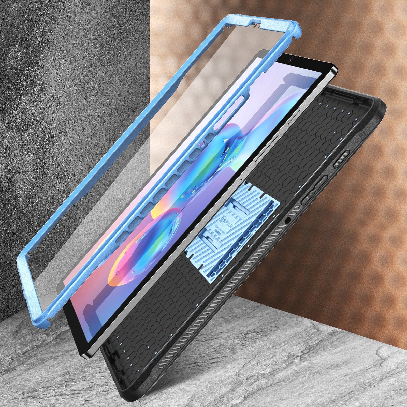 Samsung Galaxy Tab S6 (2019) Shockproof Rugged Case - Unicorn Beetle Pro Series | Heavy Duty Protection with Built-in Screen Protector | Perfect for Construction, Outdoor Adventures & Travel