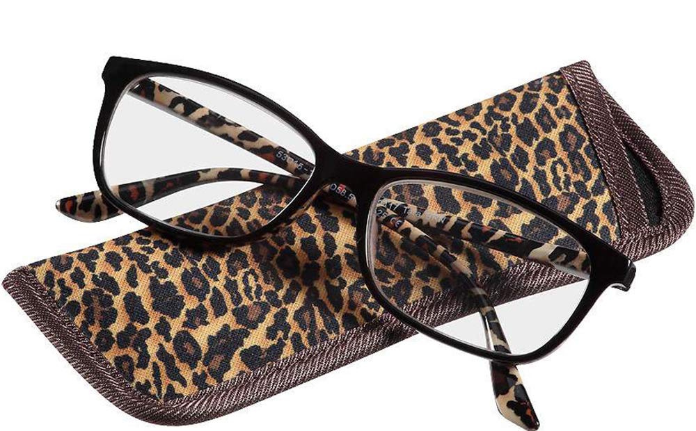 Foster Grant Tara Brown Reading Glasses +2.50 Strength - Lightweight Comfortable Readers for Women & Men - Perfect for Reading Books, Using Phones & Close Work